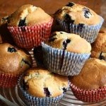 Áfonyás-mandulás muffin